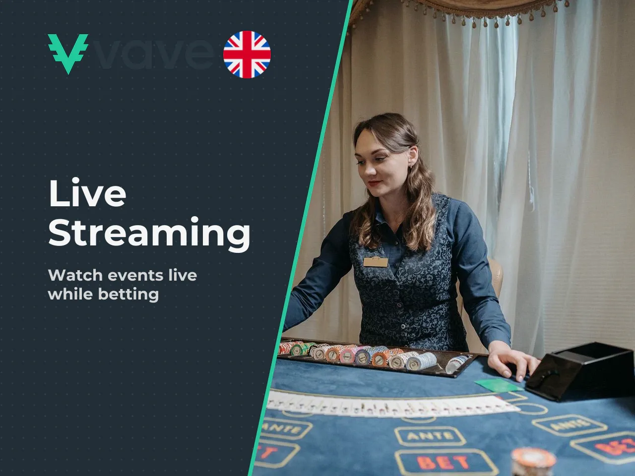 Live streaming is embedded directly inside
