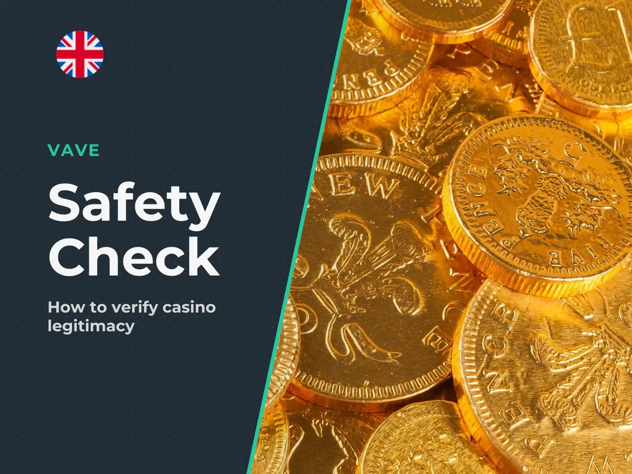 Checklist verifying an online casino before