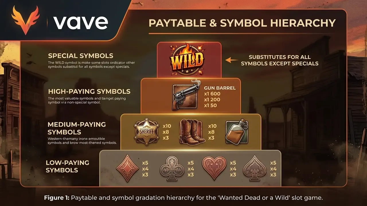 wanted dead or a wild symbols paytable